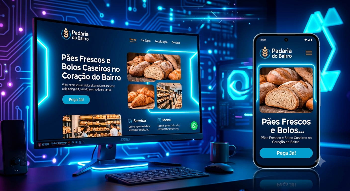 imagem mostra como criamos site responsivos